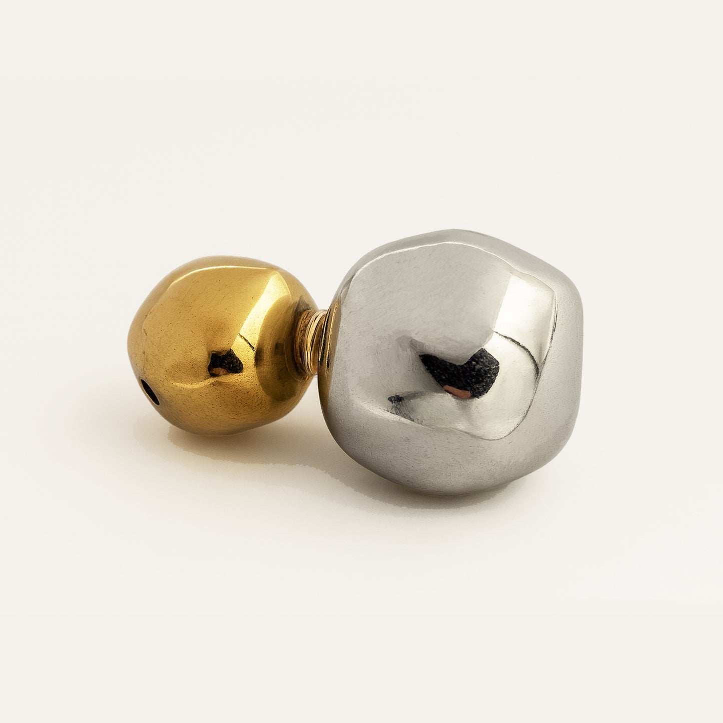 Brinco Bolhas - Banho de ouro e platina