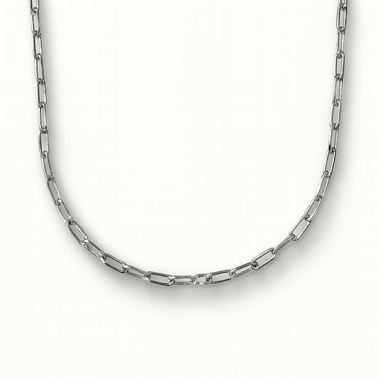 Corrente Cadeado - Banho de Platina