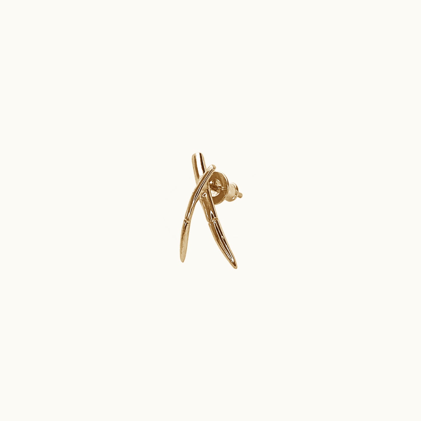 Brinco Garras Mini - Banho de Ouro (unitário)