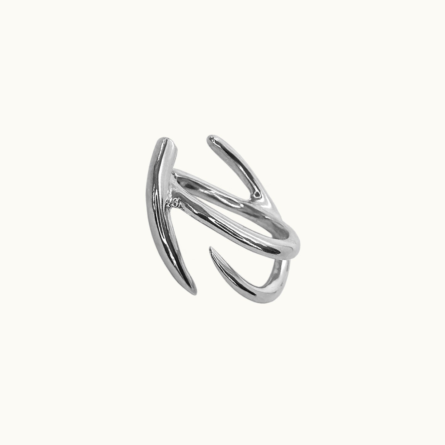 Earcuff Garras 2 - Prata 925