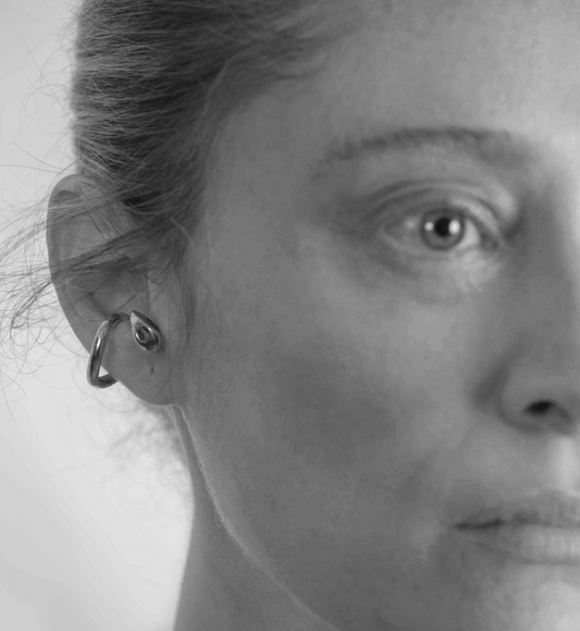 Earcuff Gota - Prata 925