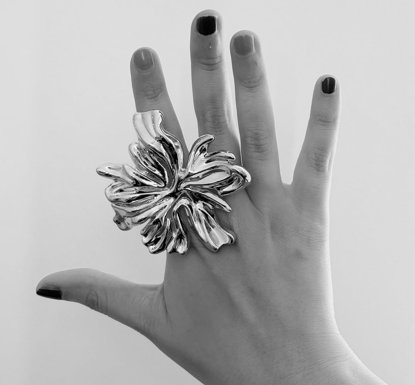 Anel Fiore - Banho de Ouro 18k