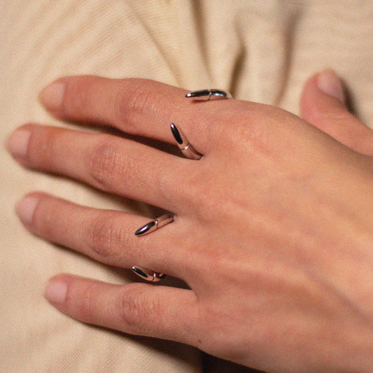 Anel Garras - Banho de Platina