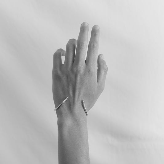 Bracelete Garras - Prata 925 + Diamante CVD