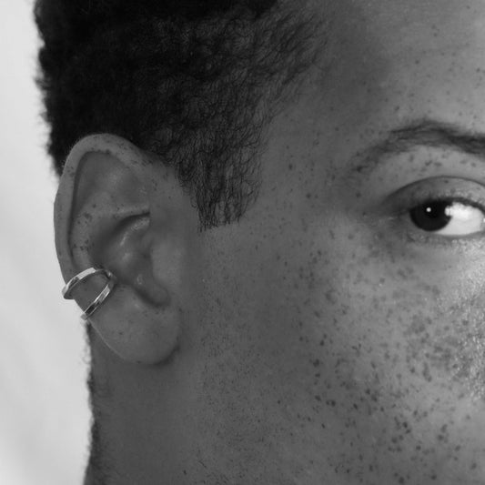 Earcuff 2C Mini - Banho de Ouro 18k