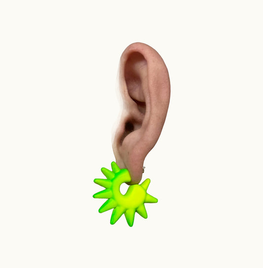 Brinco Punk – Verde Neon