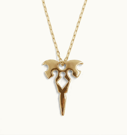 Colar Tribal - Banho de Ouro