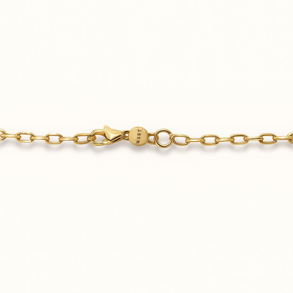 Corrente Cadeado - Banho de Ouro