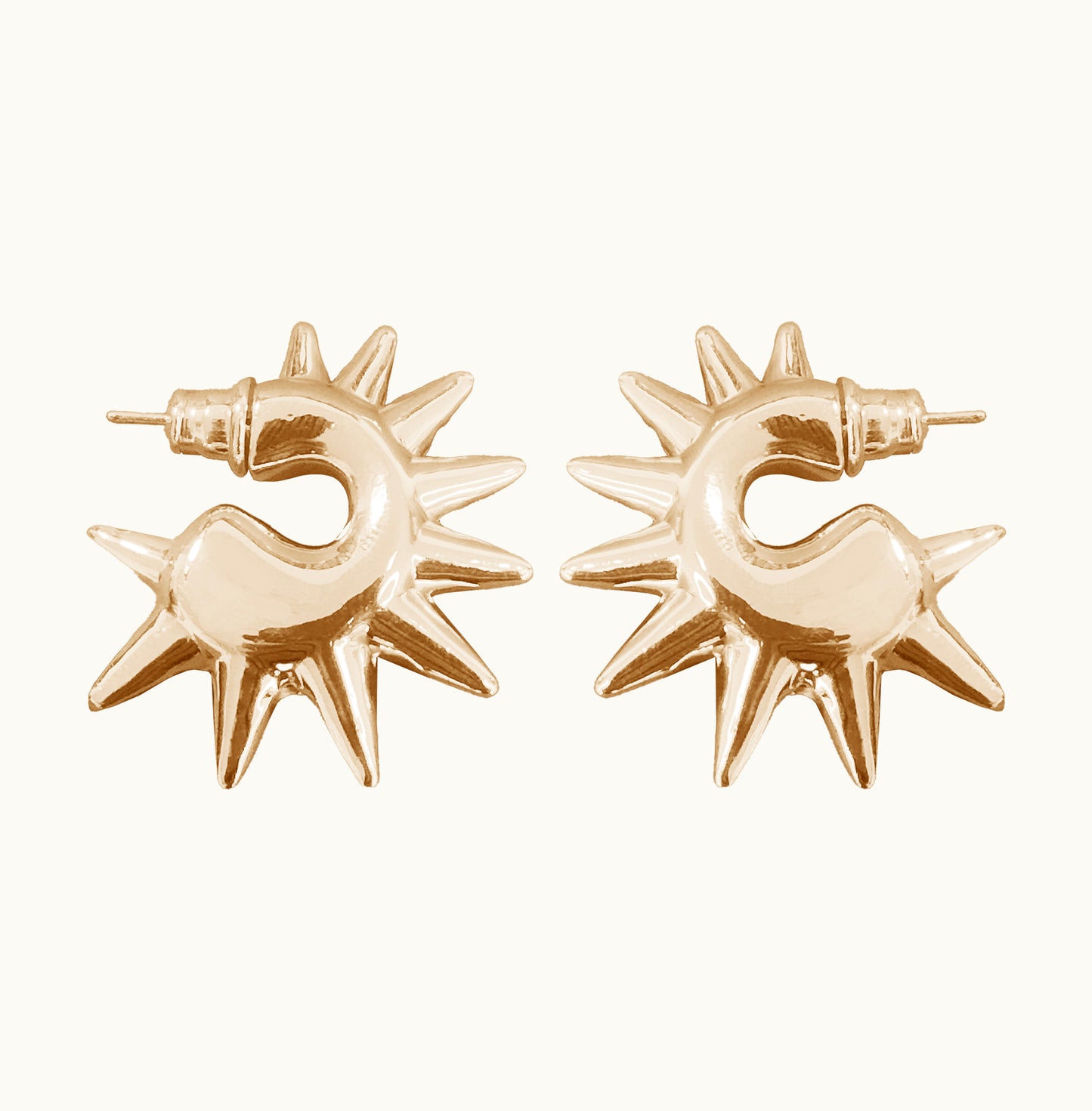 Brinco Punk - Banho de Ouro 18k