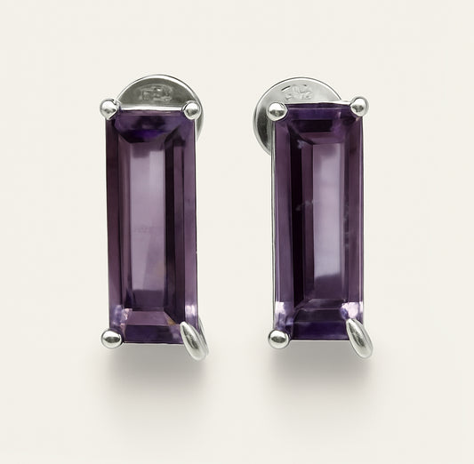 Colar Ímpar 009 - Prata 925 + Ametista