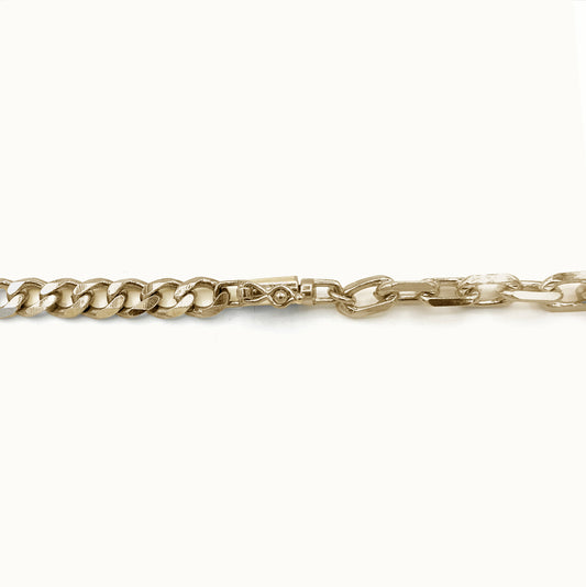 Corrente Híbrida - Banho de Ouro 18k