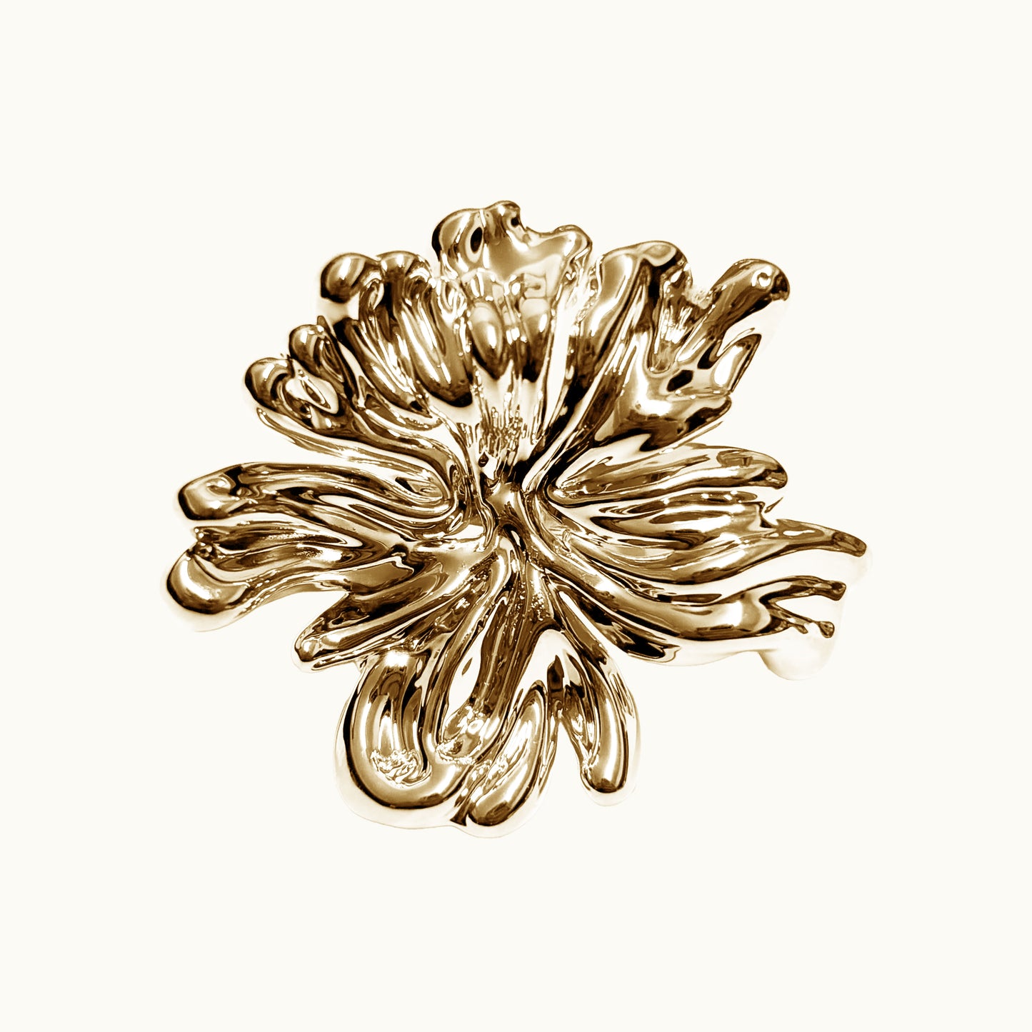 Earcuff Fiore - Banho de Ouro 18k