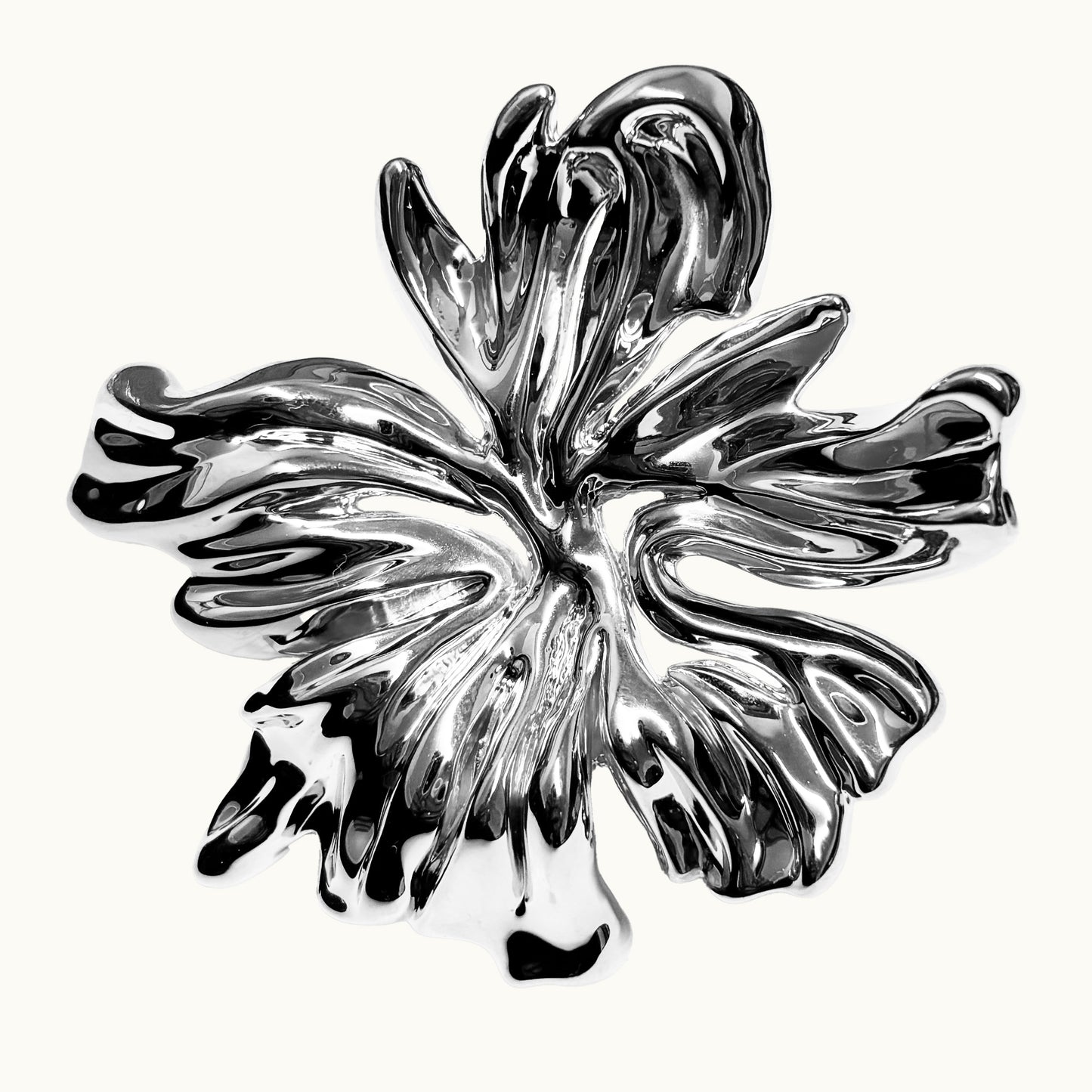 Anel Fiore - Banho de Platina