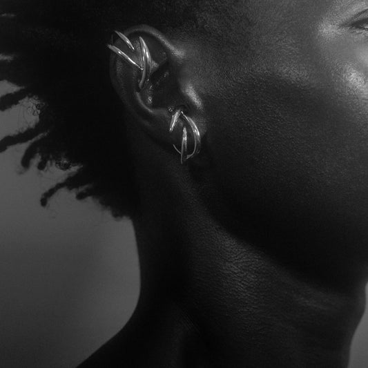 Earcuff Garras 2 - Prata 925