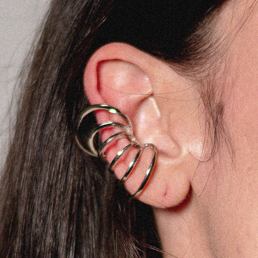 Earcuff 6C - Banho de Platina