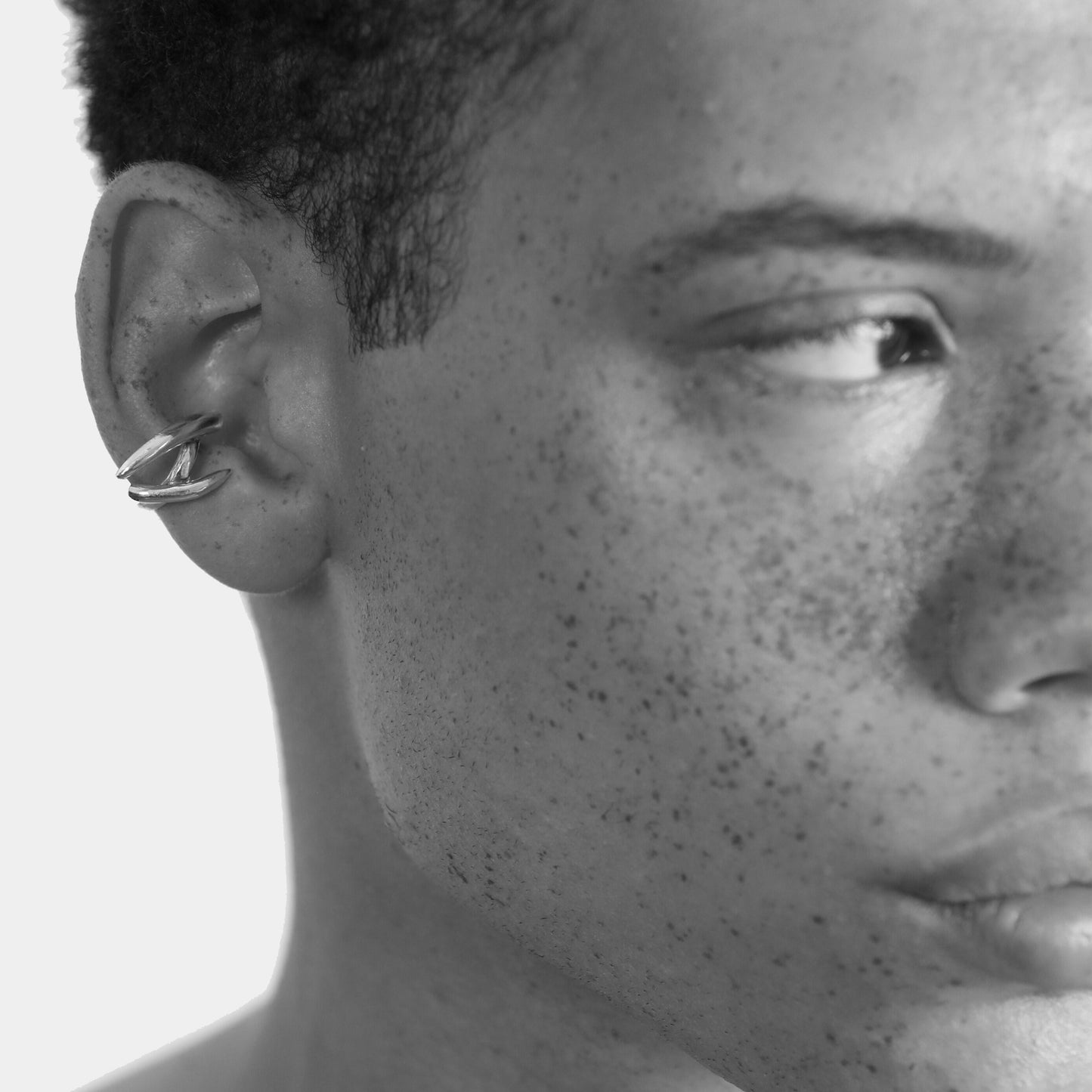 Earcuff Garras 4 - Banho de Platina