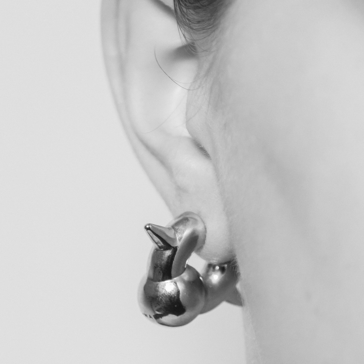 Brinco Stud - Banho de Ouro
