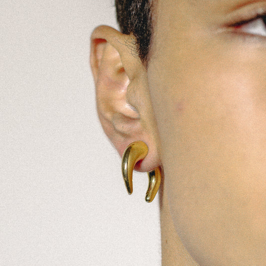 Brinco Evan - Banho de Ouro (unitário)