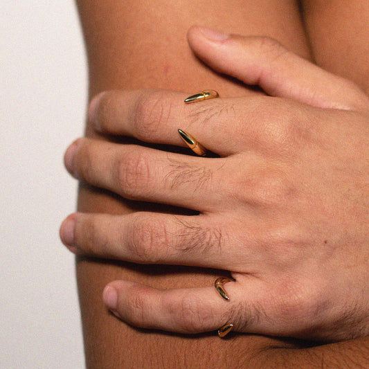 Anel Garras - Banho de Ouro