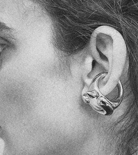 Anel/Earcuff Monstro - Laranja