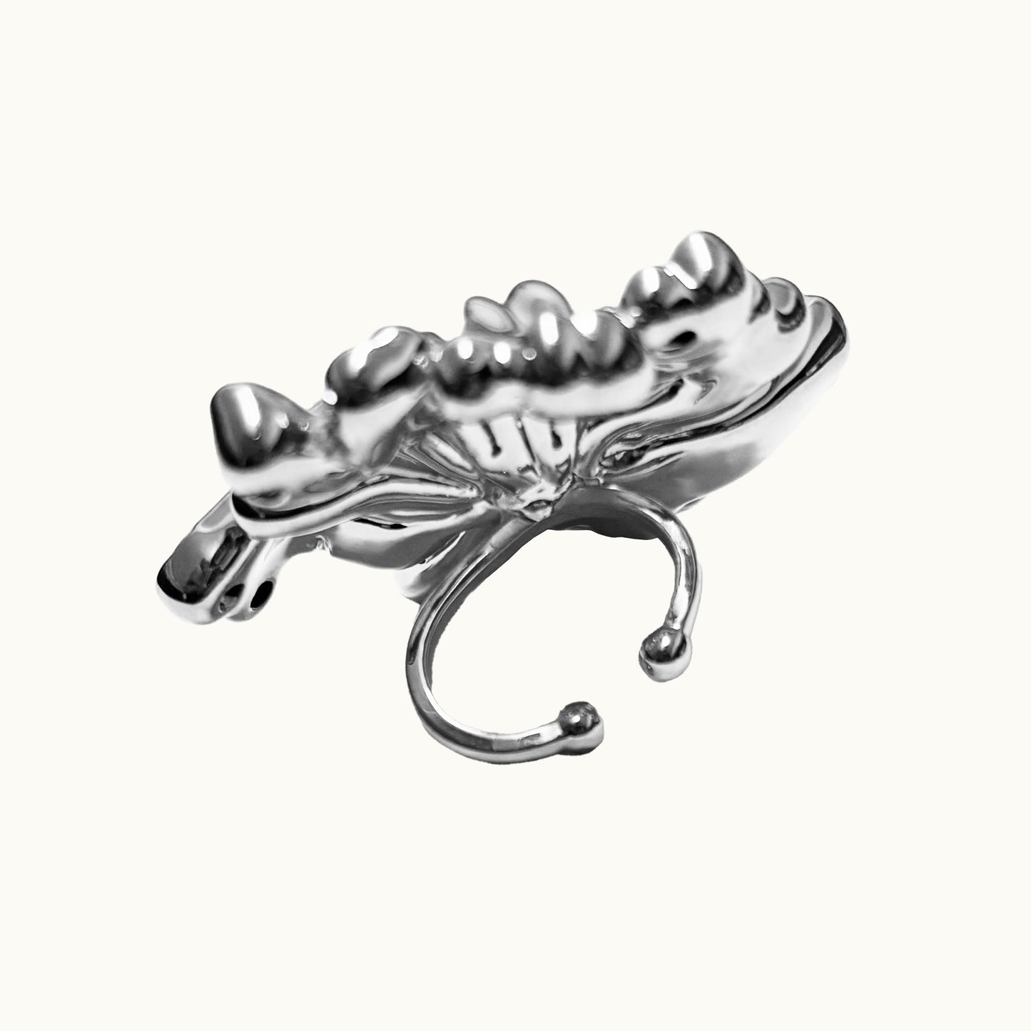 Earcuff Fiore - Banho de Platina