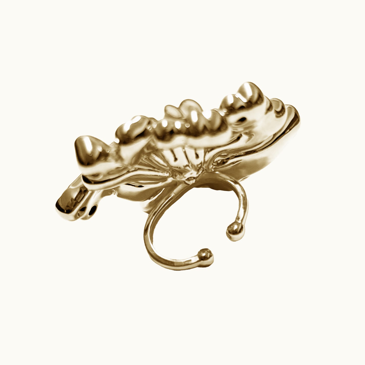 Earcuff Fiore - Banho de Ouro 18k