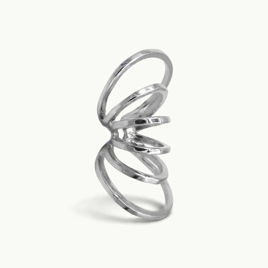 Earcuff 6C - Banho de Platina