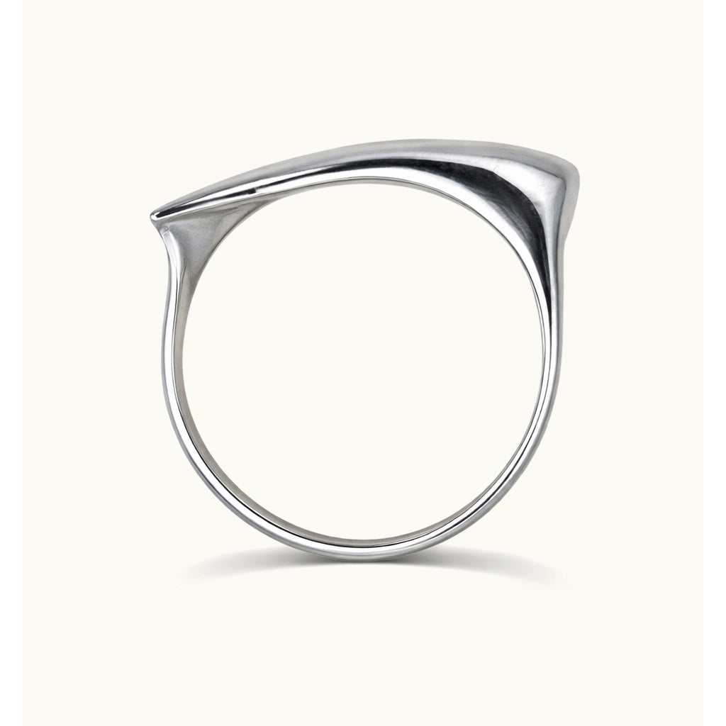 Anel Distort Slim - Prata 925