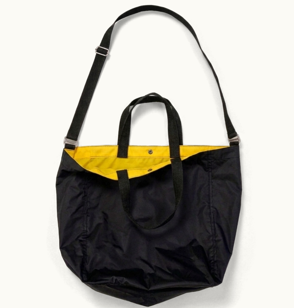 Bolsa Minimal Amarela e Preta - Nylon