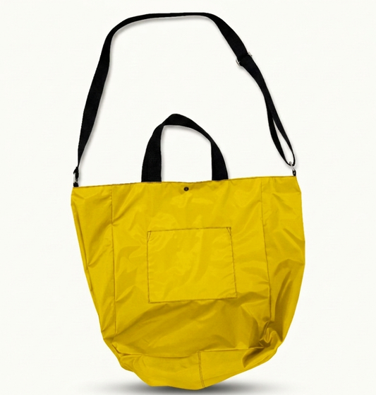 Bolsa Minimal Amarela e Preta - Nylon