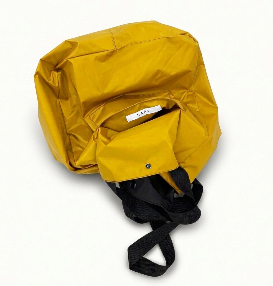 Bolsa Minimal Amarela e Preta - Nylon