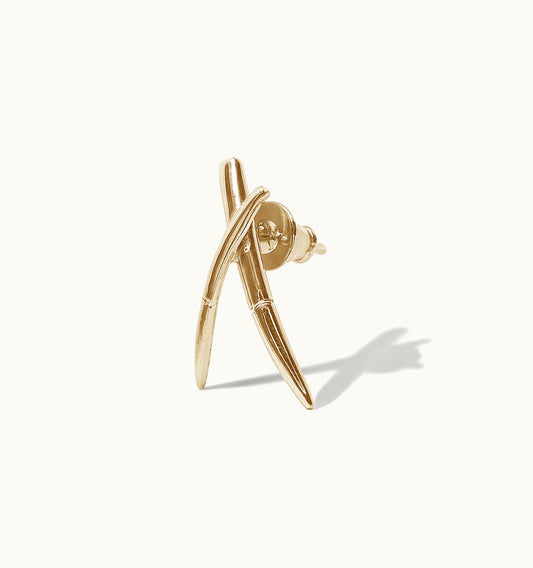 Brinco Garras Mini - Banho de Ouro (unitário)