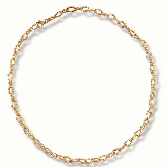 Colar Bolhas - Banho de Ouro 18k.