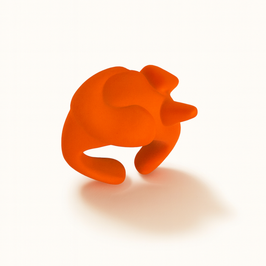 Anel/Earcuff Monstro - Laranja