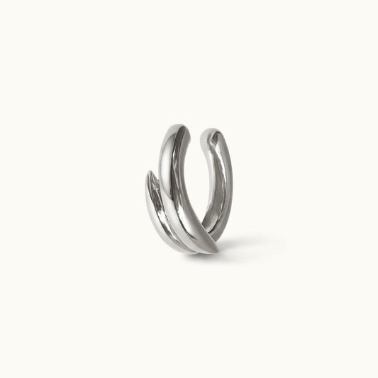 Earcuff Spin - Banho de Platina