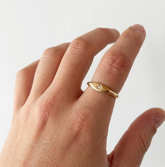 Anel Morphos 2 - Ouro 18k e Diamante