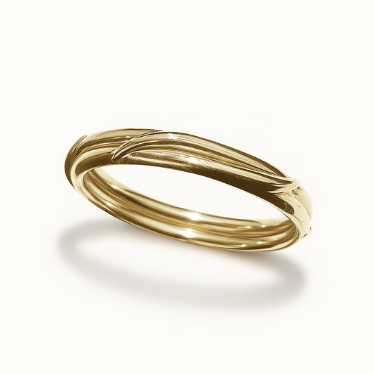 Aliança N1 -  Ouro amarelo