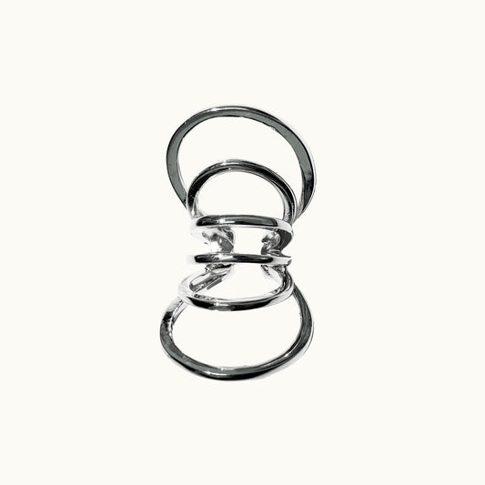 Earcuff 6C - Banho de Platina