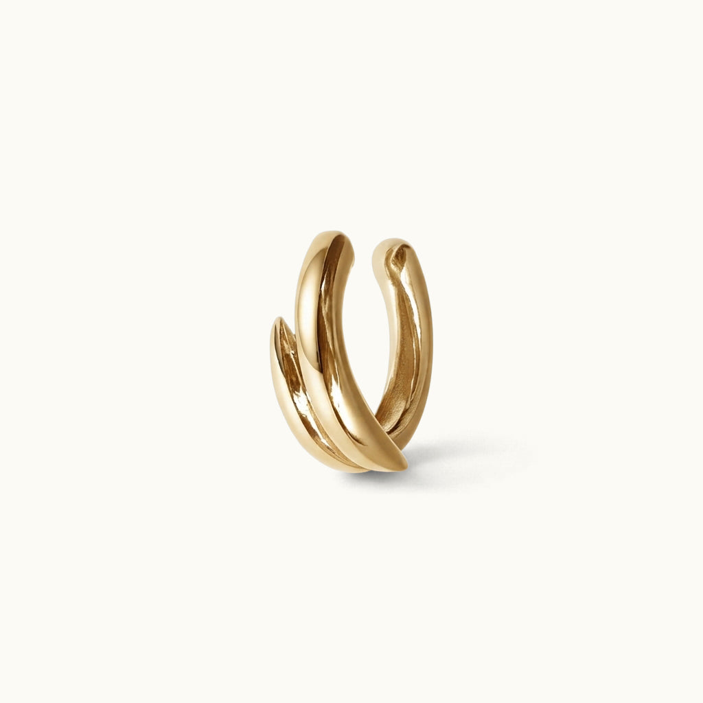 Earcuff Spin - Banho de Ouro 18k