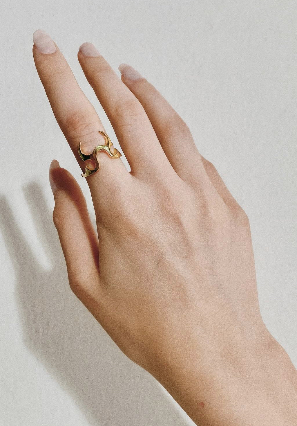 Anel Moto - Banho de Platina