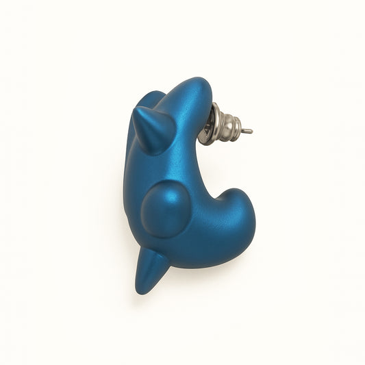 Brinco Monstro - Azul Metálico