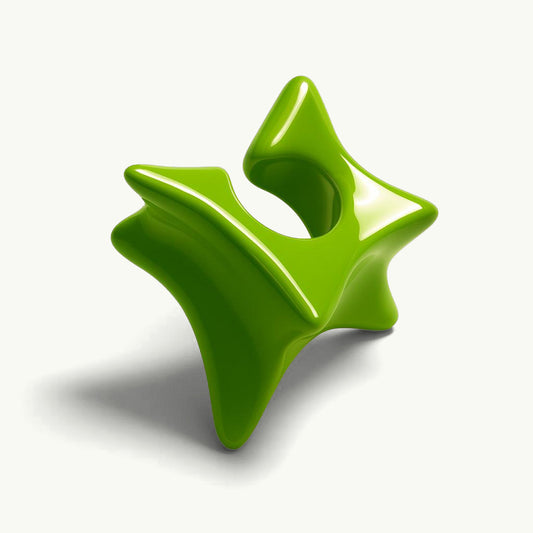 Earcuff Distort - Pintura Verde