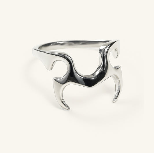 Anel Moto - Banho de Platina