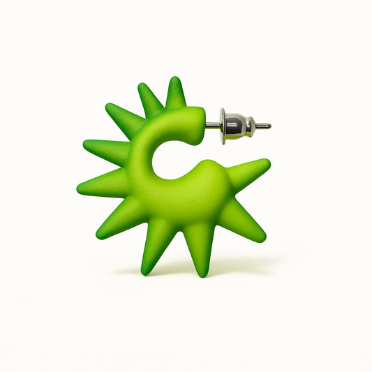 Brinco Punk – Verde Neon